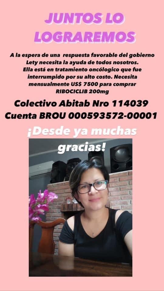 Ayudemos a Leticia 🙏🏼 si no podes colaborar, ayúdanos con tu RT! Gracias! <a href="/tachu1979/">Titty Achoos</a> <a href="/salocinuy/">Nicolás de León</a> <a href="/diegodelacurva/">Min. Diego González González</a> <a href="/Verdeyrojo6/">Diego</a> <a href="/chdica/">Christian Di Candia</a> <a href="/PekeSander/">Peke Sander</a> <a href="/manudasil/">Manu da Silveira</a>