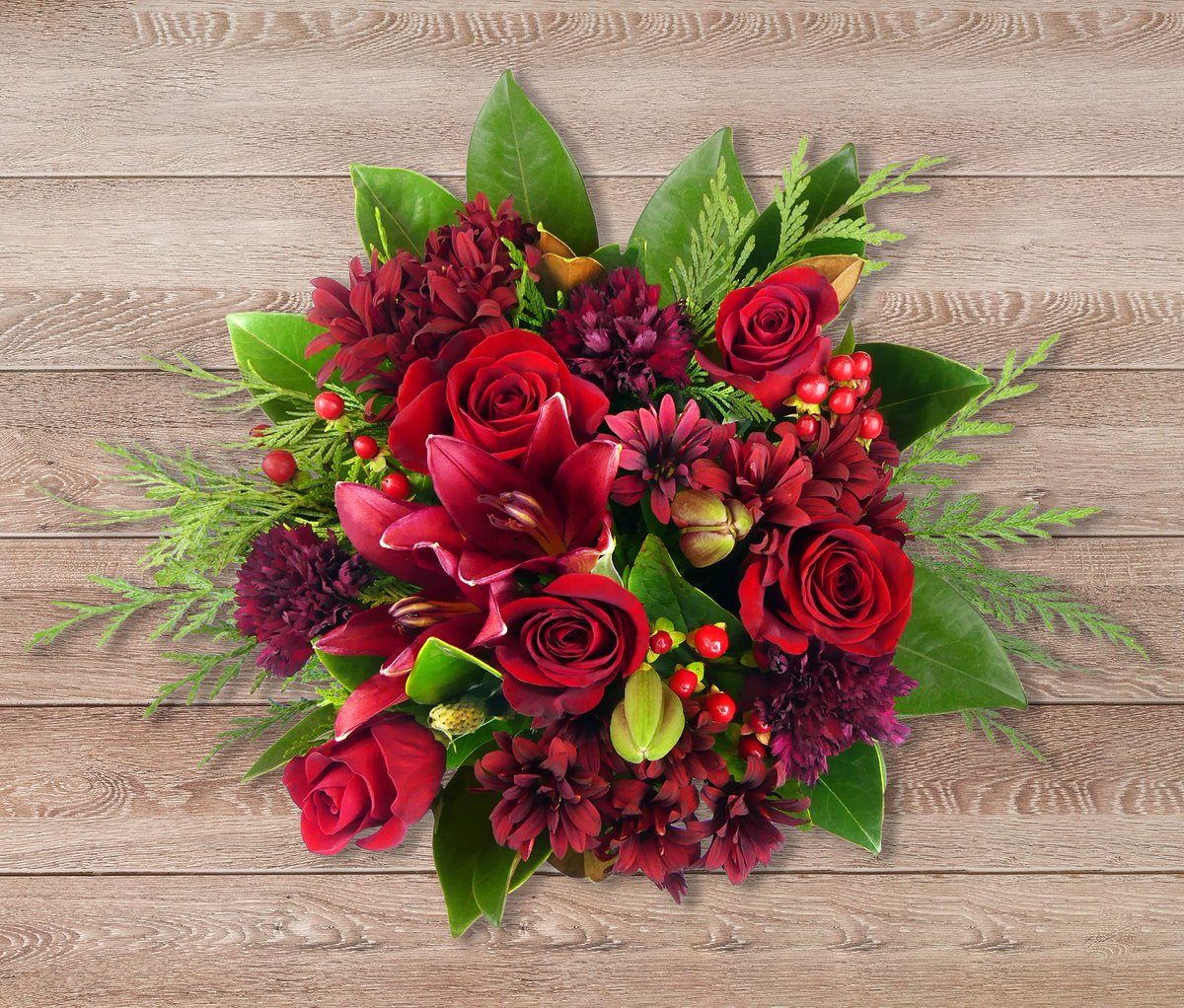 Mulled Wine bouquet ❄☃️💐 #BringHomeFlowers