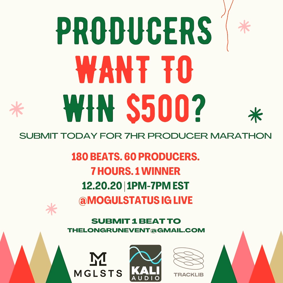 mogulstatus's tweet photo. Producers...want to win $500, @KaliAudio LP8s and a FREE @tracklib year membership? https://t.co/X1WOQ0aGhC