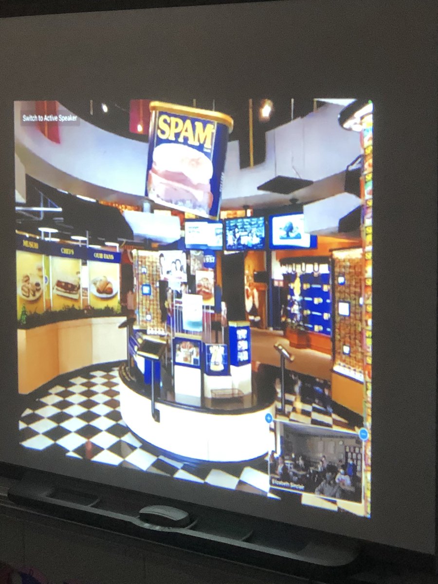 3AVikes's tweet photo. Thanks to the SPAMbasadors @SPAMbrand Museum in Austin, Minnesota for the fabulous Zoom tour this afternoon! And thanks to @DanGutmanBooks for ‘The Genius Files’ - the awesome book that inspired our virtual field trip. #SPAM https://t.co/omDACgAfg6
