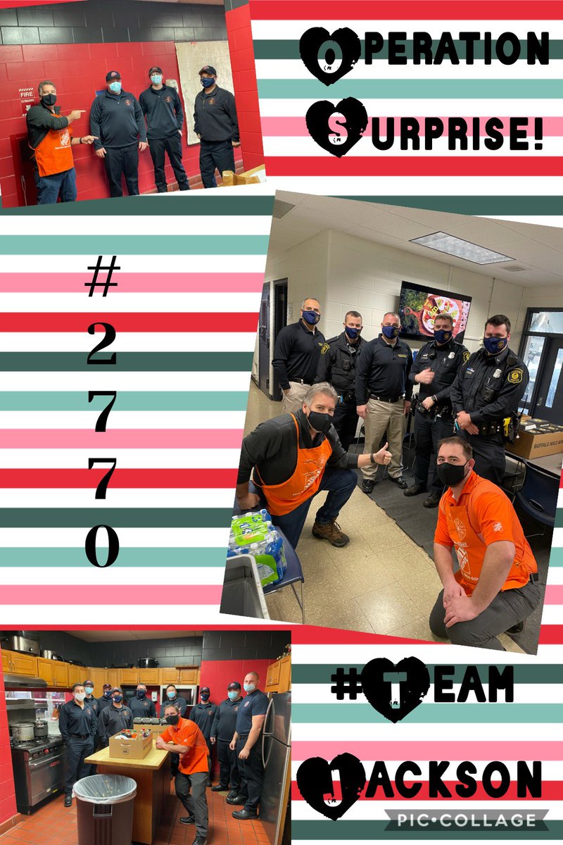 Thank you @GSible2808 & @sdwilliams5150 for #operationsurprise & delivering lunch to our local fire and police dept!!⭐️⭐️🧡 We are thankful for EVERYTHING they do for our community🧡🧡 @brendan_m_burke @Sarah_Kiester @JulieGiattino @rgails @HouleHeather