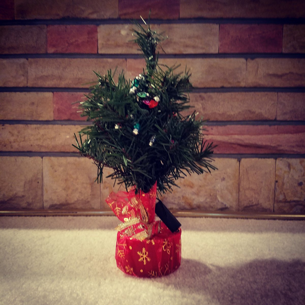 brainwise's tweet photo. Nearly 2 months after Mom's death, I was in her home and it felt strange to not see a #Christmas tree in the living room. So, on 12/14/2017, I set up a tiny one, making certain there was just a little Xmas spirit in place to close out the year. #GoodbyeMom #StillSayingGoodbye https://t.co/eo1ovWqYXK
