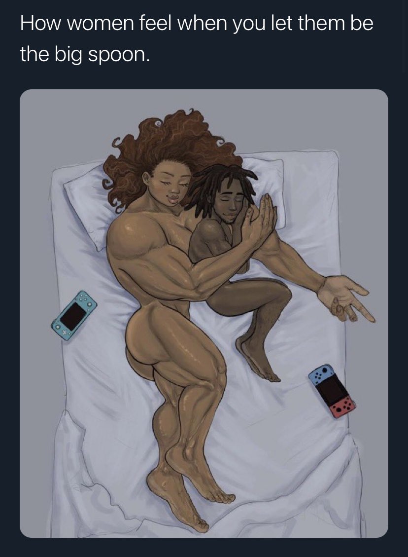 𖤐 ᴛʜᴇ לילית ᴄᴏᴍᴘʟᴇx 𖤐 I Googled Woman Big Spoon Cuddling Man Little Spoon For This Tweet And I Have No Regrets 𖤐 ᴛʜᴇ לילית ᴄᴏᴍᴘʟᴇx 𖤐 I Googled Woman Big Spoon Cuddling Man Little Spoon For This Tweet And I Have No Regrets