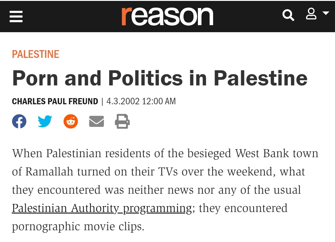 This method is used still to this day.In 2002, when Israel seized the broadcasting networks in Ramallah, the first thing they did was broadcast pornographic films 24/7 on three of most prominent TV channels.