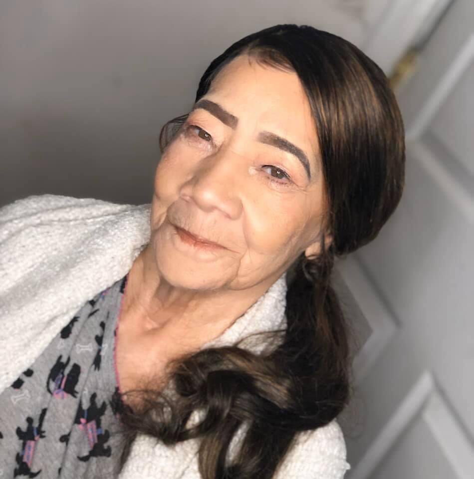 Lady_MedSkool's tweet photo. Maaaan my niece did my grandma up for her birthday earlier this year and I still don’t know if she looked like a baddie or a jezebel. She my bestie regardless but yeah 🥴😭❤️ https://t.co/ZNjjVbdrJe