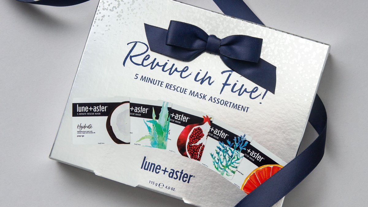 Give yourself a little TLC with our limited-edition Revive in Five! 5 Minute Rescue Mask Assortment. 💞 Hydrate, soothe &amp; nourish skin with this set of our must-have sheet masks for great skin.