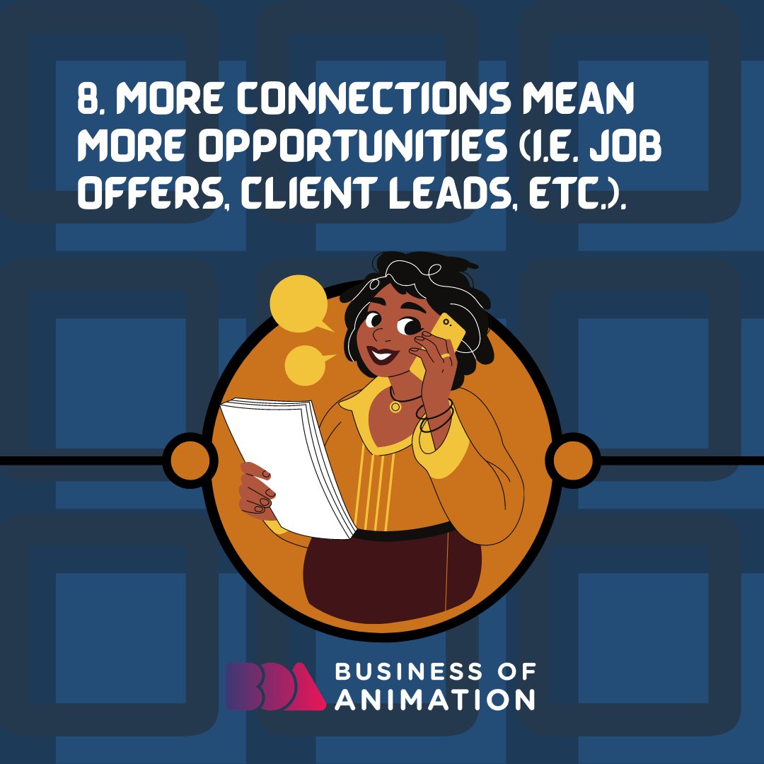animationbiz's tweet photo. Networking is not only about communication and building strong mutual relationships. It is essential for self-development, whether it'd be for personal, career, or business reasons. Here are 9 ways how networking can boost your animation career.
#Networking #NetworkingBenefits https://t.co/ryfvWiynlj