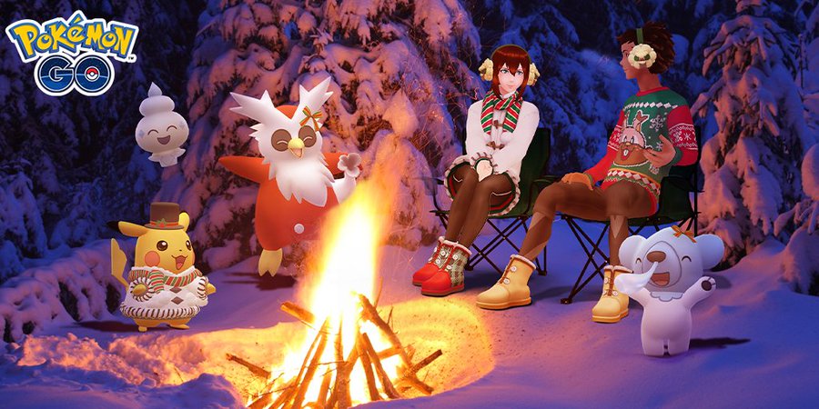 ポケモンgo ホリデーイベントが12月22日8時より開催 冬仕様のポケモンたちや着せ替えアイテムなど盛りだくさん ゲーム エンタメ最新情報のファミ通 Com