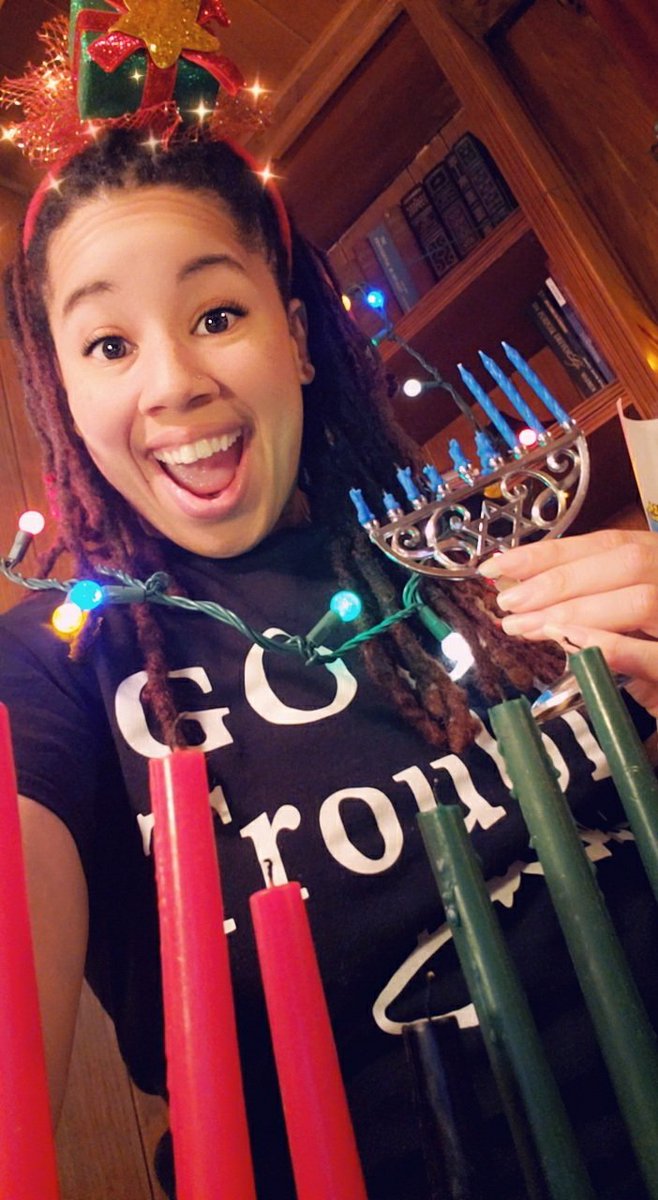 ashknela's tweet photo. Equal opportunity holidayist! I'm the most Christmas girl I know but I have babies who celebrate different holidays and are from other cultures. Also, one of the best opportunities to teach anti-racism! #12daysofchristmas #day2 #Dewali #Chanukah #Christmas #Kwanzaa #goodtrouble https://t.co/yovm53NaCt