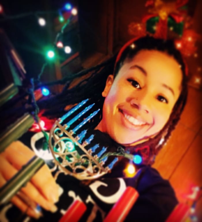 ashknela's tweet photo. Equal opportunity holidayist! I'm the most Christmas girl I know but I have babies who celebrate different holidays and are from other cultures. Also, one of the best opportunities to teach anti-racism! #12daysofchristmas #day2 #Dewali #Chanukah #Christmas #Kwanzaa #goodtrouble https://t.co/yovm53NaCt