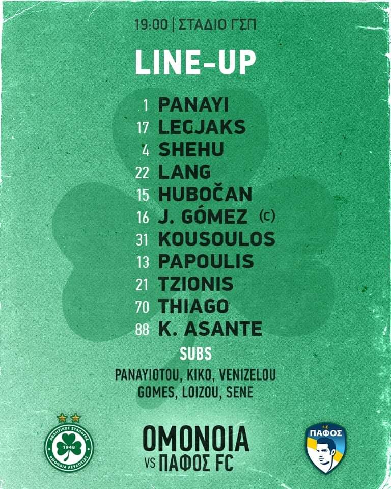 OfficialShehu's tweet photo. Difficult game yesterday, important home win. +3 points⚽. #OMONOIA☘️💚 https://t.co/EFufFFgX7J
