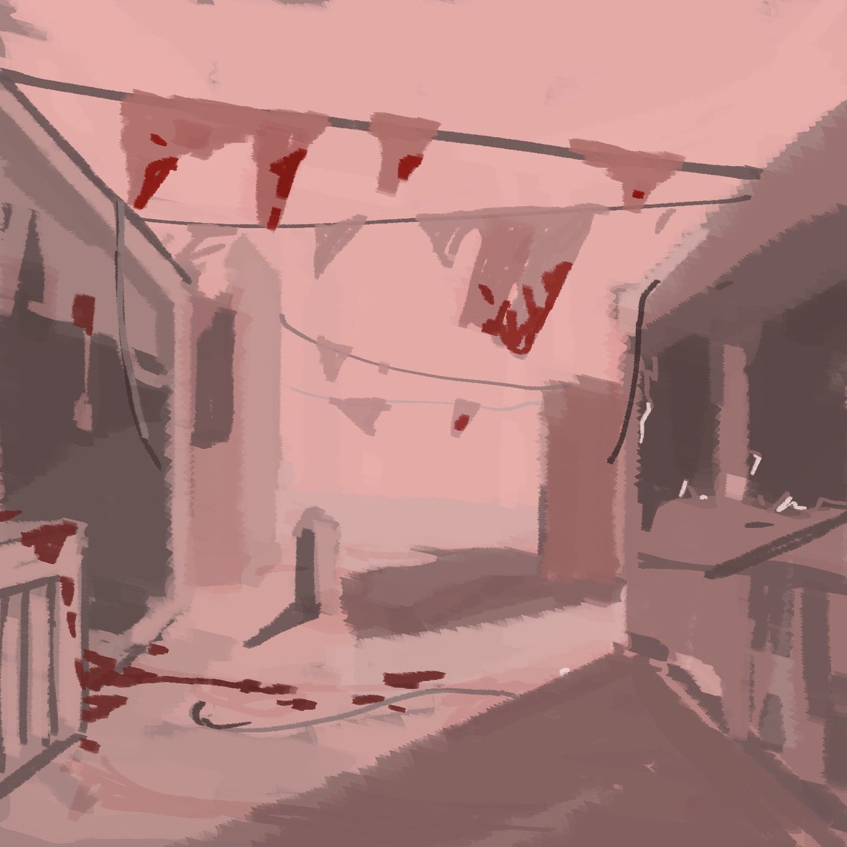 今度trpgで使う予定の背景画像めっちゃいい感じに描けたから見て のイラスト 今度trpgで使う予定の背景画像めっちゃいい感じに描けたから見て のイラスト