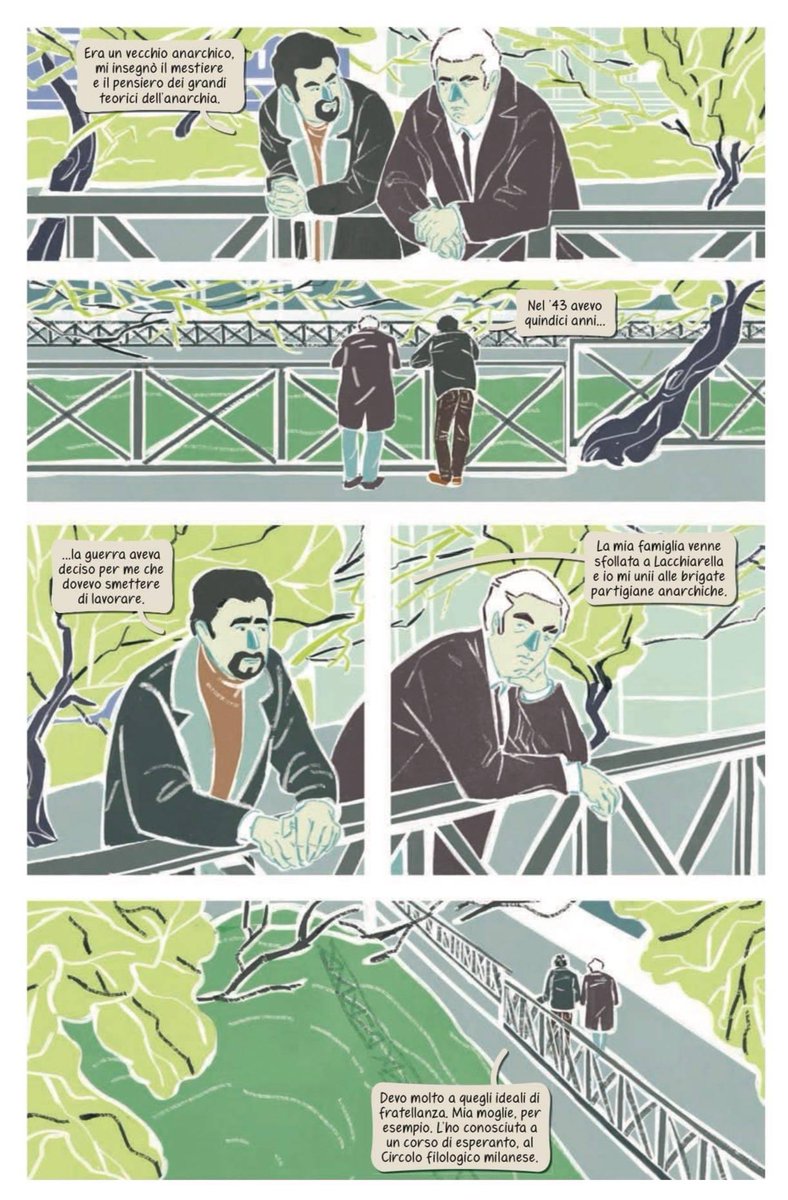 Marco_Rizzo's tweet image. Una delle scene con Giuseppe #Pinelli da #LaPrimaBomba (storia mia, disegni di @amongsilents, edito da @feltrinellied).
È stato un onore poterlo raccontare e ricordare. E ringrazio ancora Claudia Pinelli per le belle parole che ci ha riservato all’uscita del libro.