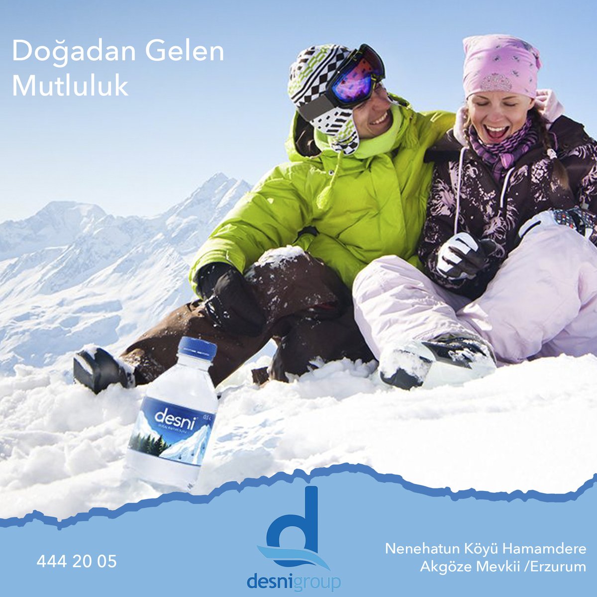 DesniGroup's tweet photo. Doğadan gelen mutluluk hep yanınızda
#desni #desnigroup #desnidoğalkaynaksuyu #desnipalandöken #palandöken #erzurum #palandökendağı #su #doğalsu #sağlıklısu #doğalkaynaksuyu #water #naturalwater #natural #healthywater https://t.co/N3IeHpUG5j