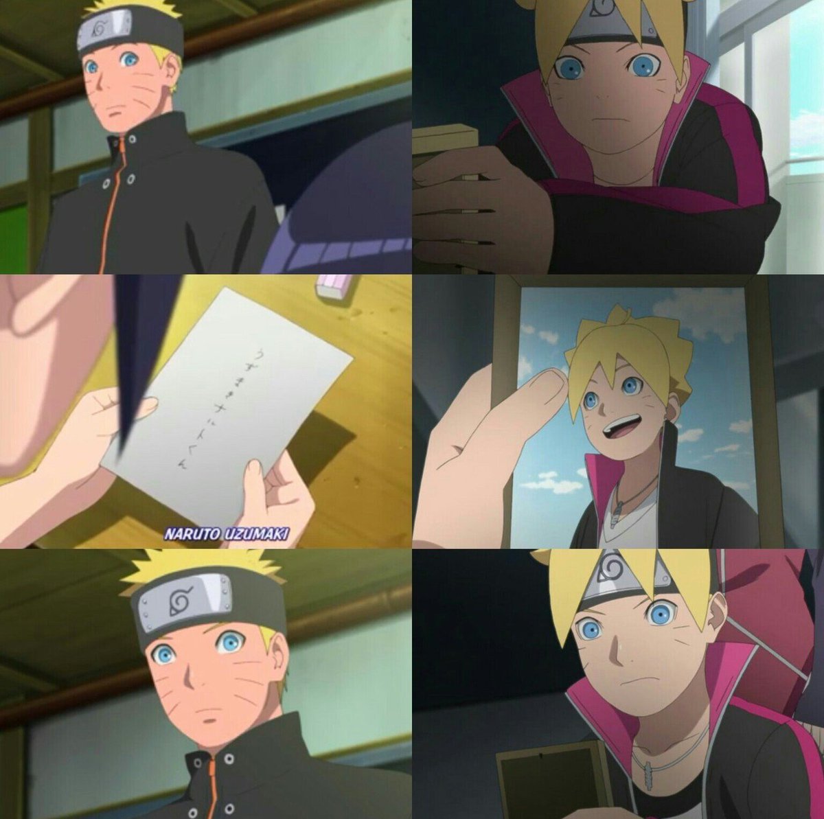 ALREADY SO BLESSED. the photo is my fav one ;; boruto and naruto are IDENTICAL