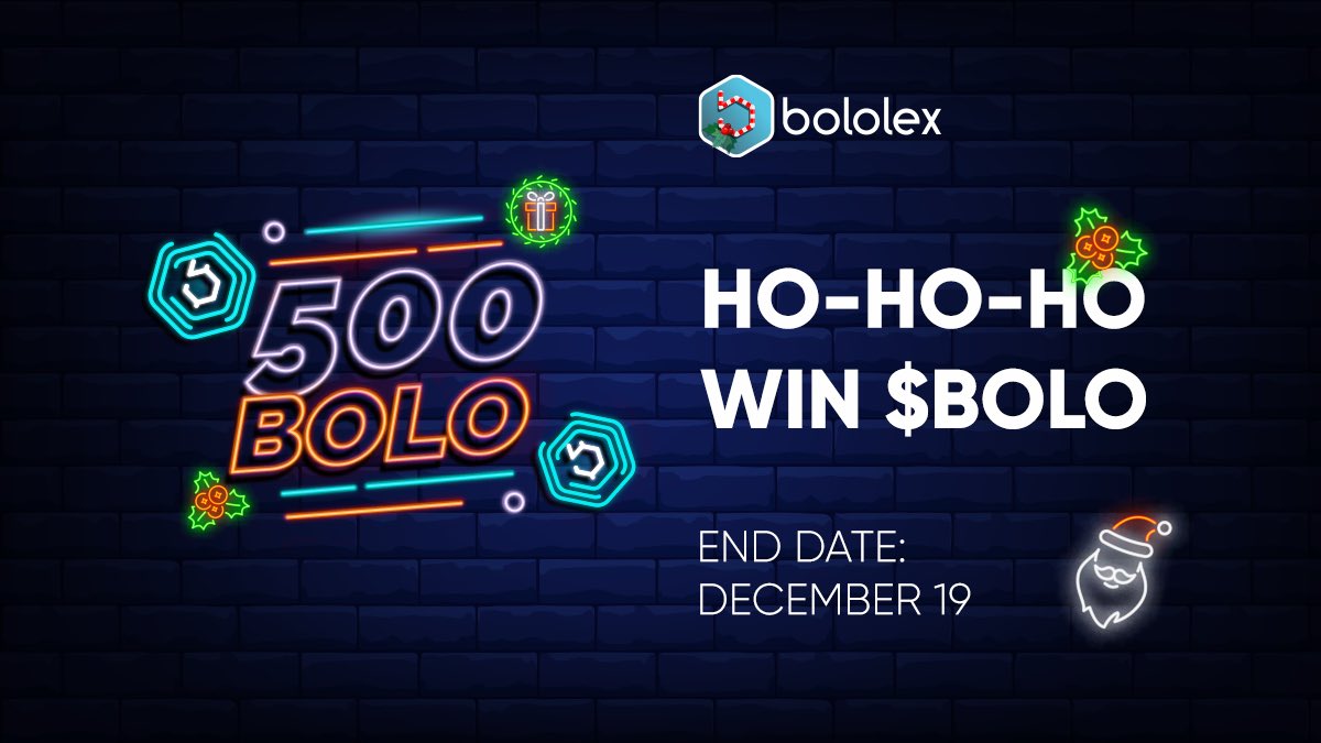 bololexcom's tweet image. 🎁 WIN $BOLO 🎁

Our 1️⃣st #NewYear giveaway is on‼️

To win👇🏻
🔻Create account 
🔻Follow @bololexcom
🔻Like and retweet 
🔻Comment your #Bololex username

5️⃣ winners will be drawn randomly 
🧨Ends on Dec. 19 

#GiveawayEntry #Giveaways #BOLO #Bololex