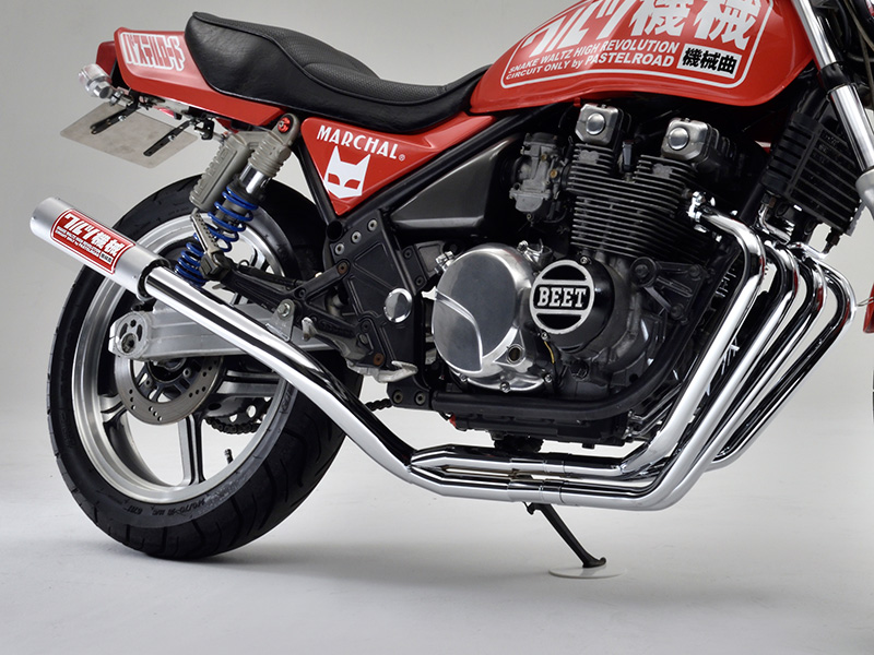 CBX用ワルツ機会 CBX400F ワルツ機械曲げマフラー メッキ / パステルロード