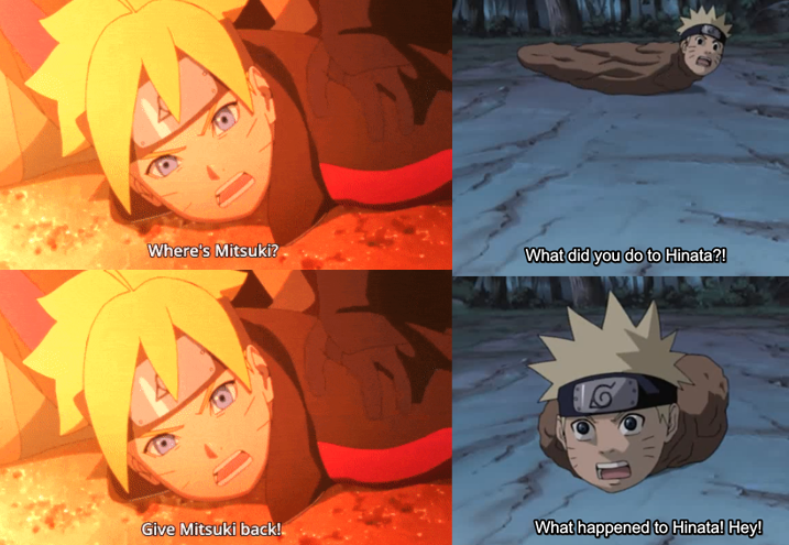 ALREADY SO BLESSED. the photo is my fav one ;; boruto and naruto are IDENTICAL
