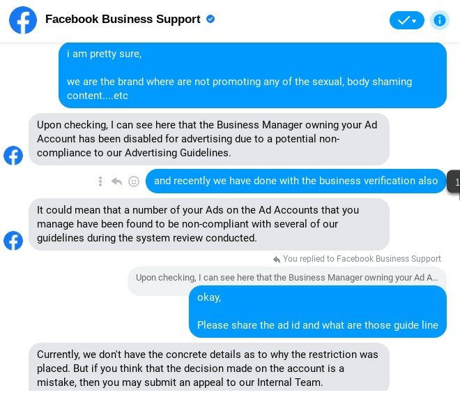 praneethkumar9's tweet image. When you don&apos;t have a concrete data then why did you disabled our ad account @Facebook. 
#ShameOnFacebook