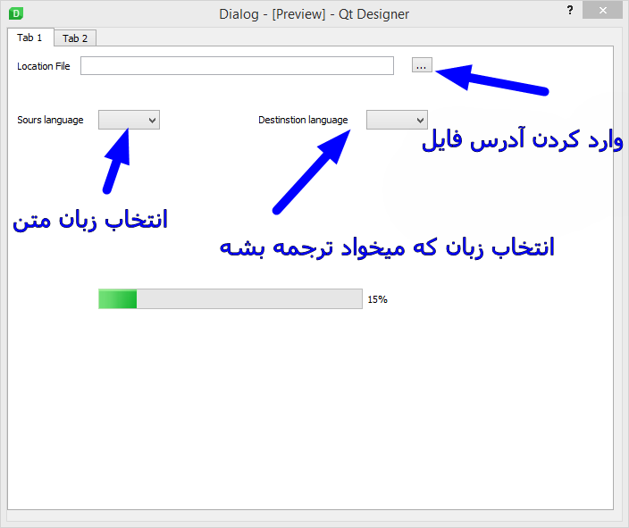 Abbasi0Abolfazl's tweet image. دارم یه برنامه برای ترجمه فایل و متن میسازم با #PYQT5 ولی UI برنامه خیلی مشکل داره کسی میتونه کمک کنه ؟؟
#پایتون      #برنامه_نویسی     #سوال