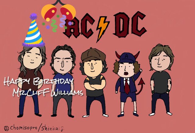 December 14th was Mr.Cliff Williams s birthday!!! Happy Birthday!!!   