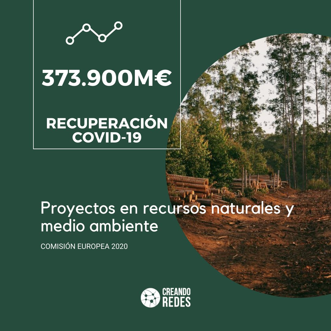 ¿Sabías que #Europa va a destinar 373.900 millones de euros a #proyectos en #recursosnaturales y #medioambiente? 
¡Fórmate con nosotras!
creandoredes.es/campuscr/produ…
Disfruta ahora de nuestro descuento del 50% por #Navidad

#CreandoRedes  #formacion #restaurar #Biodiversidad #Ciencia