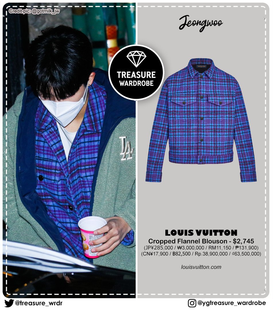 X \ TREASURE WARDROBE على X: #JEONGWOO wearing #LOUISVUITTON