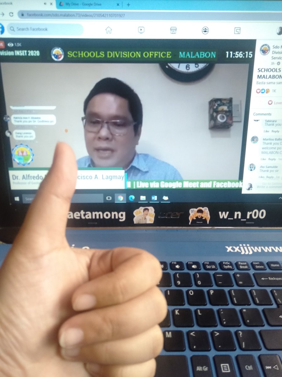 enidlenej's tweet photo. Thank you Dr. Lagmay @nababaha 

Hope that Project NOAH will be fully updated and operational so we can prevent more disasters.

#SDOMalabonINSET2020 https://t.co/LllKJIBpKT