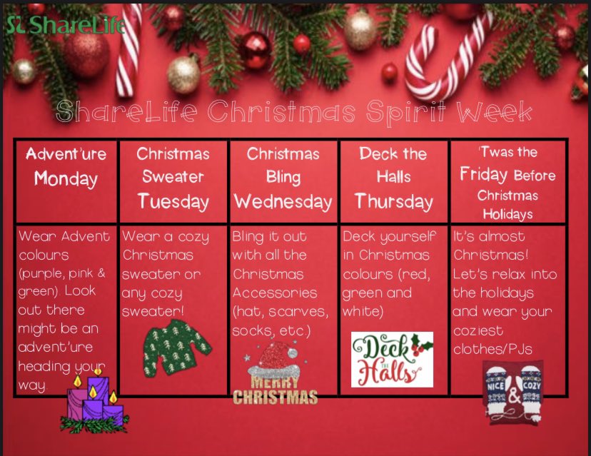 SjmvCouncil's tweet photo. Vianney ShareLife Christmas Spirit Week is off to a great start! Join in the fun and wear your Christmas or Cozy Sweater tomorrow! Donations to ShareLife can be made on SchoolCashOnline #livingourfaith #SpiritWeek https://t.co/3m58pgdmM3