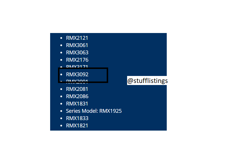 stufflistings's tweet photo. Realme RMX3092 (expected to be the Realme X60 Pro) with 65W fast charging, has now been listed on the Indian BIS certification website.
#Realme #RealmeX60 #RealmeX60Pro https://t.co/WGFMKmL31M
