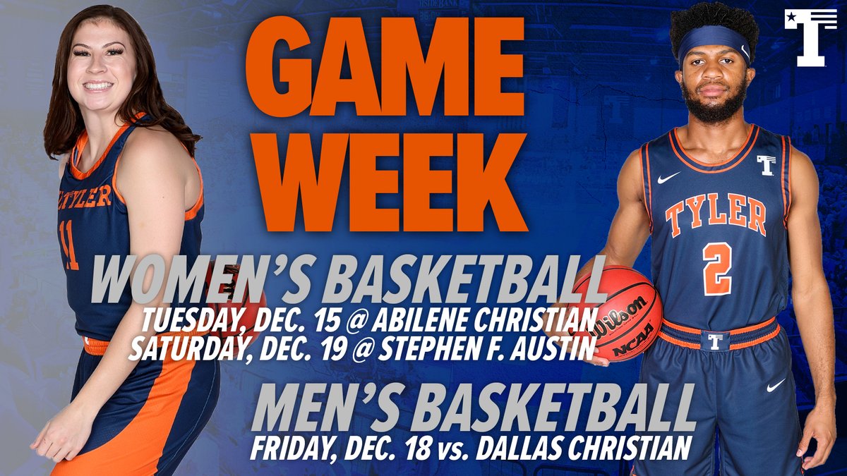 We have a busy week ahead, starting with the <a href="/UTTylerWBB/">UT Tyler Women's Basketball</a> exhibition opener at Abilene Christian Tuesday, along with the newly-added Friday night home game for <a href="/uttylermbb/">UT Tyler Men's Basketball</a>.