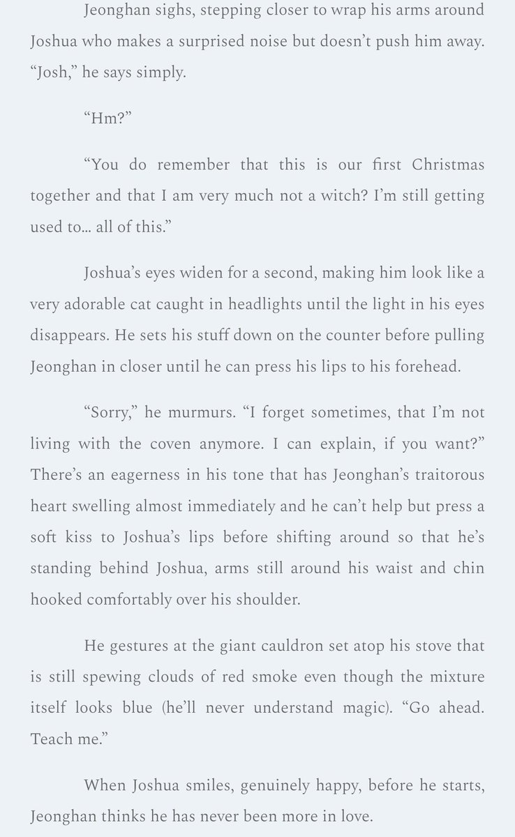 ❄ Day Two of #SVTXMAS - Cinnamon ❄

-- A jeonghan/joshua drabble ♡