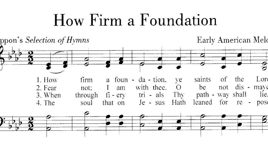There are lots of hymns and songs and stories about building important things on “firm foundations,” on rocks instead of sand.