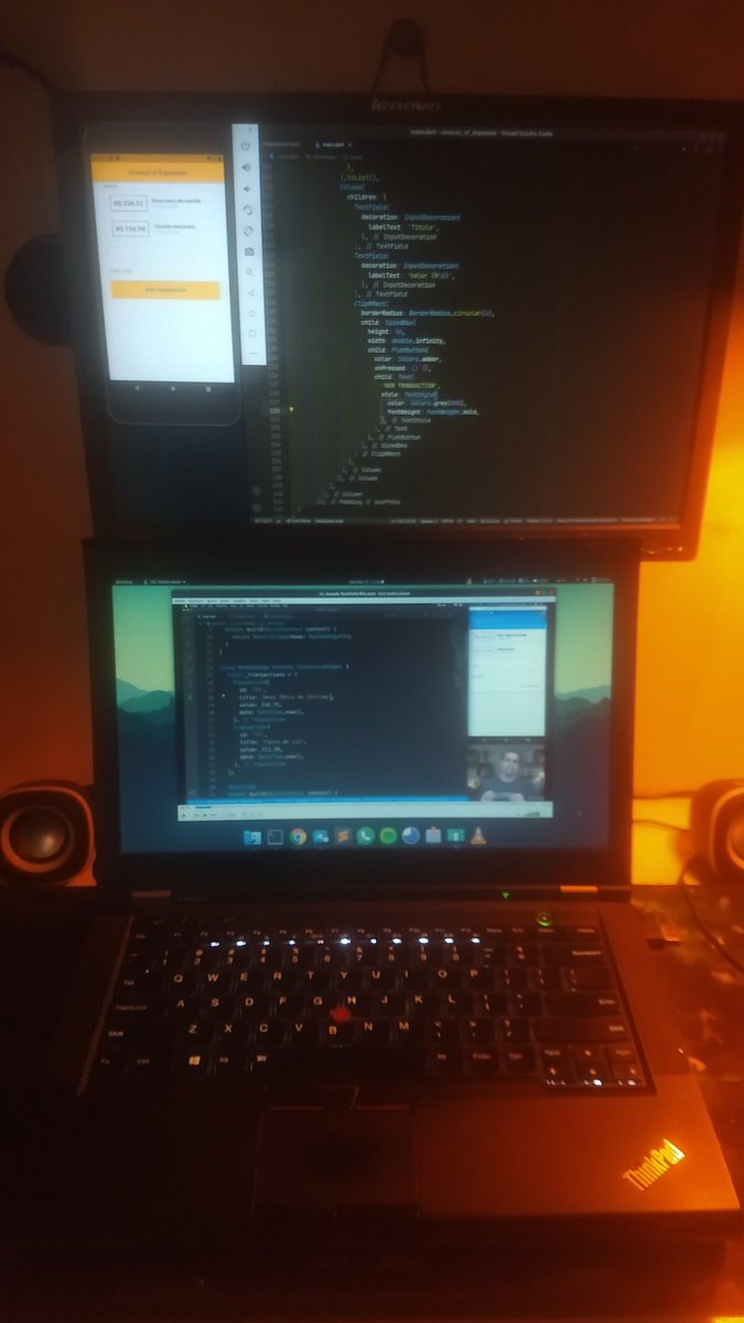 evandersondev's tweet photo. Estudando Flutter pra conseguir me destacar na empresa que estou trabalhando atualmente. E num é que Flutter é da hora 😜.

#learning #dev #developer #dart #flutter #Mobile https://t.co/0b9aVuD4SV