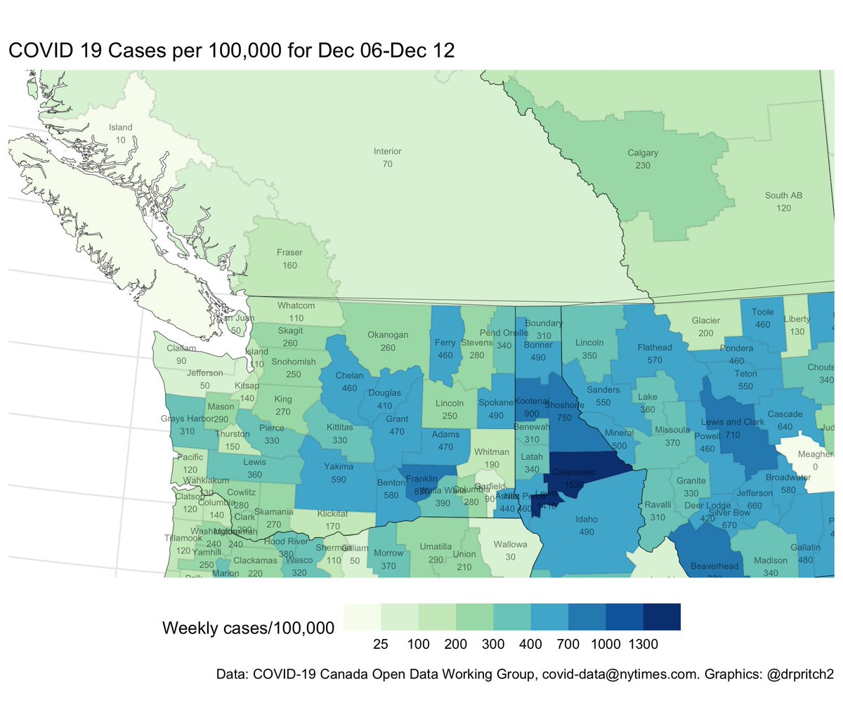 9/ BC border: an older map (start of November) for comparison.