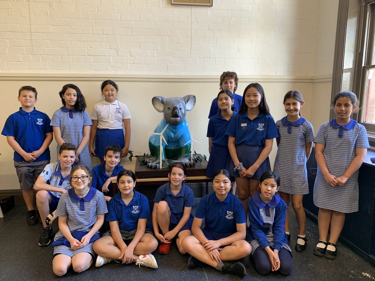 Meet Windston - our #KreativeKoala. Students have been working hard throughout their project to bring about change and inform the community. They’re very excited to share their artwork with you! <a href="/KreativeKoalas/">KKTEAM</a> #grps #SDG7 #CleanandAfforableEnergy