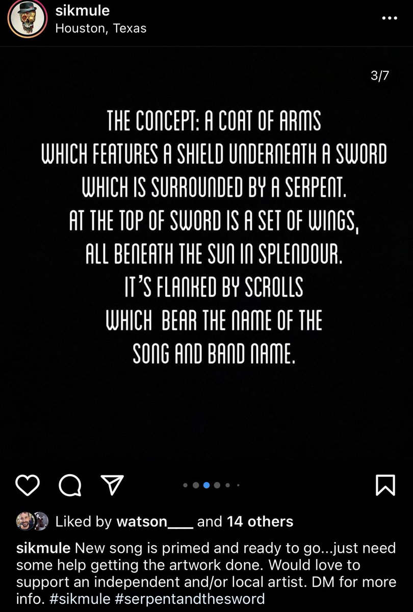 CaptainPanda86's tweet photo. I have a buddy of mine who’s band @SikMule is looking for a #graphicartist!
#digitalart #DigitalArtist #GraphicDesign #graphicengineering #ArtistOnTwitter #musicIsLife #MusicalArtist #Bandlife
You can check them out on Instagram at @sikmule as well https://t.co/j4MDdFKUVo