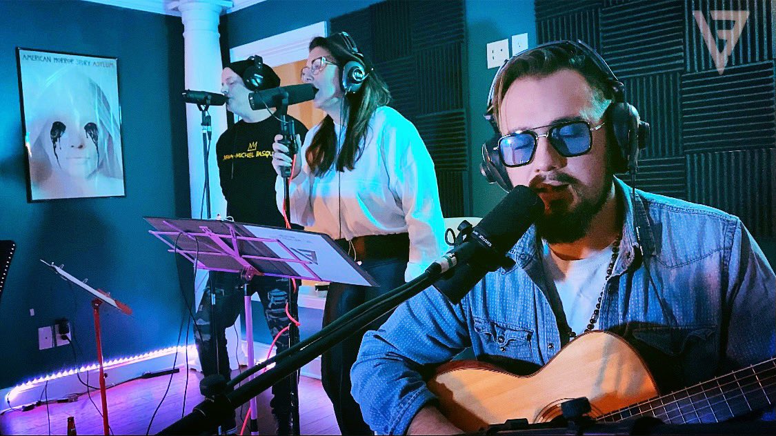 VanityFearBand's tweet photo. BTS of ‘Unplug 2020: Vanity Fear Live from the Treehouse’ an acoustic performance of our 2020 releases Faith EP & Optophobia filmed and recorded from VF HQ!
#acoustic #Optophobia #FaithEP #comingsoon #Unplug2020 https://t.co/Syn1AukUJV
