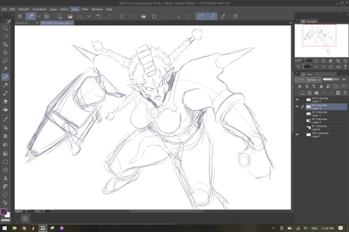 Sneak peek WIP of next Sailor Moon monster girl! 