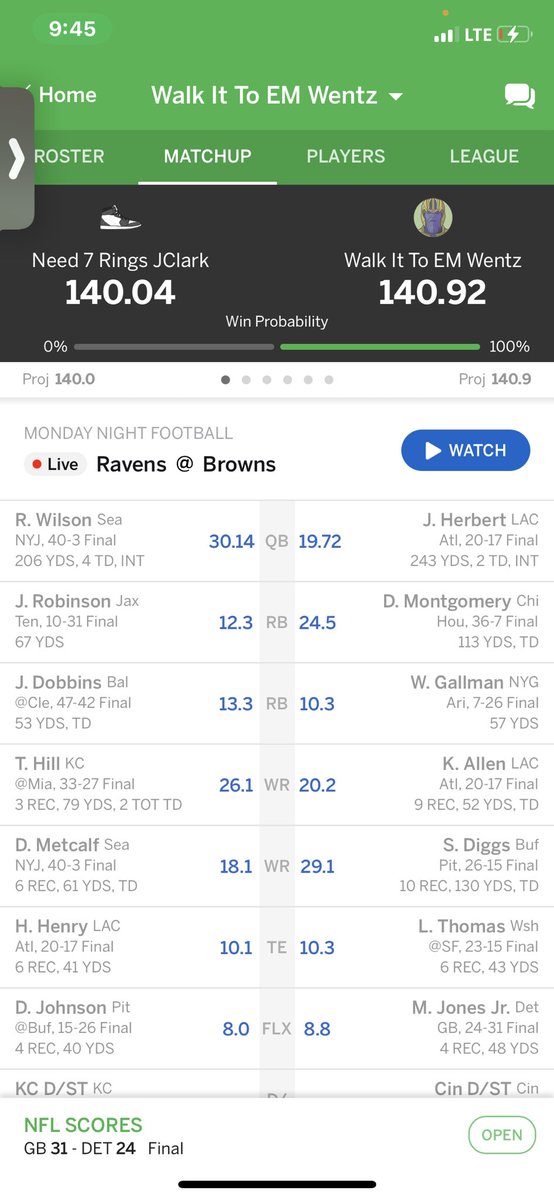 I don’t know how I did it! But momma I moving on !! #FantasyFootball #nextround #movingon #nfl