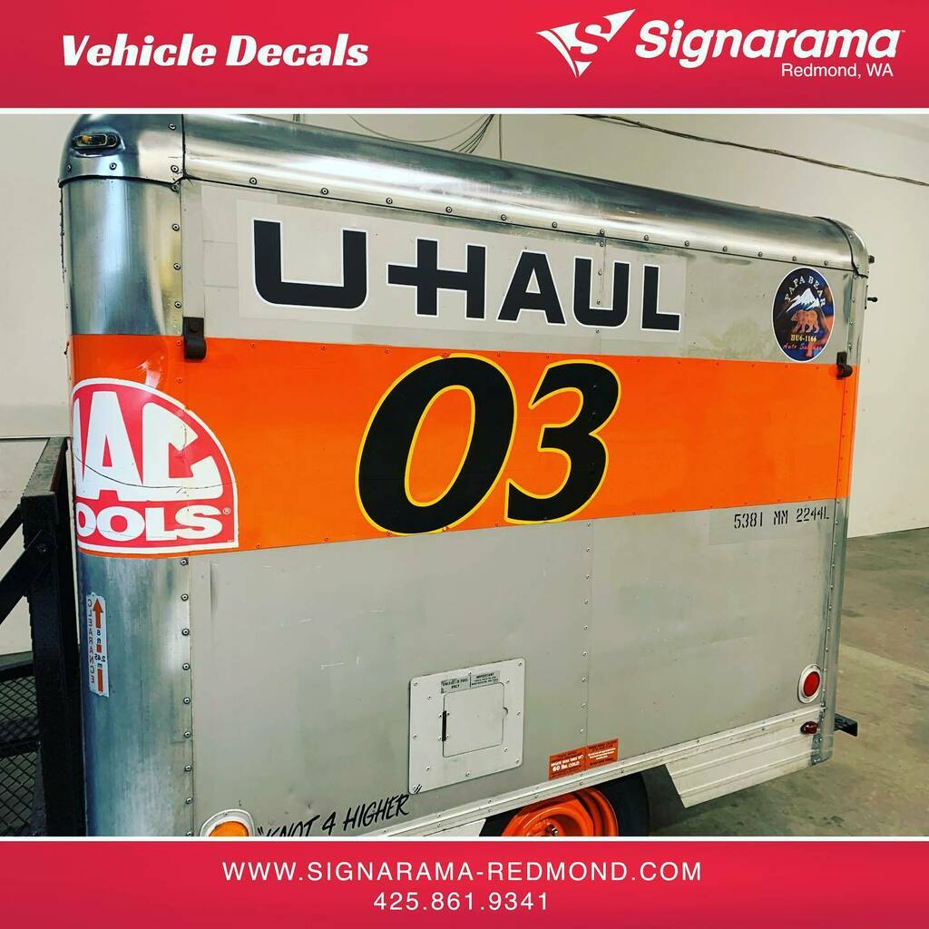 Signarama Redmond on Twitter "Refurbished UHaul trailers have a