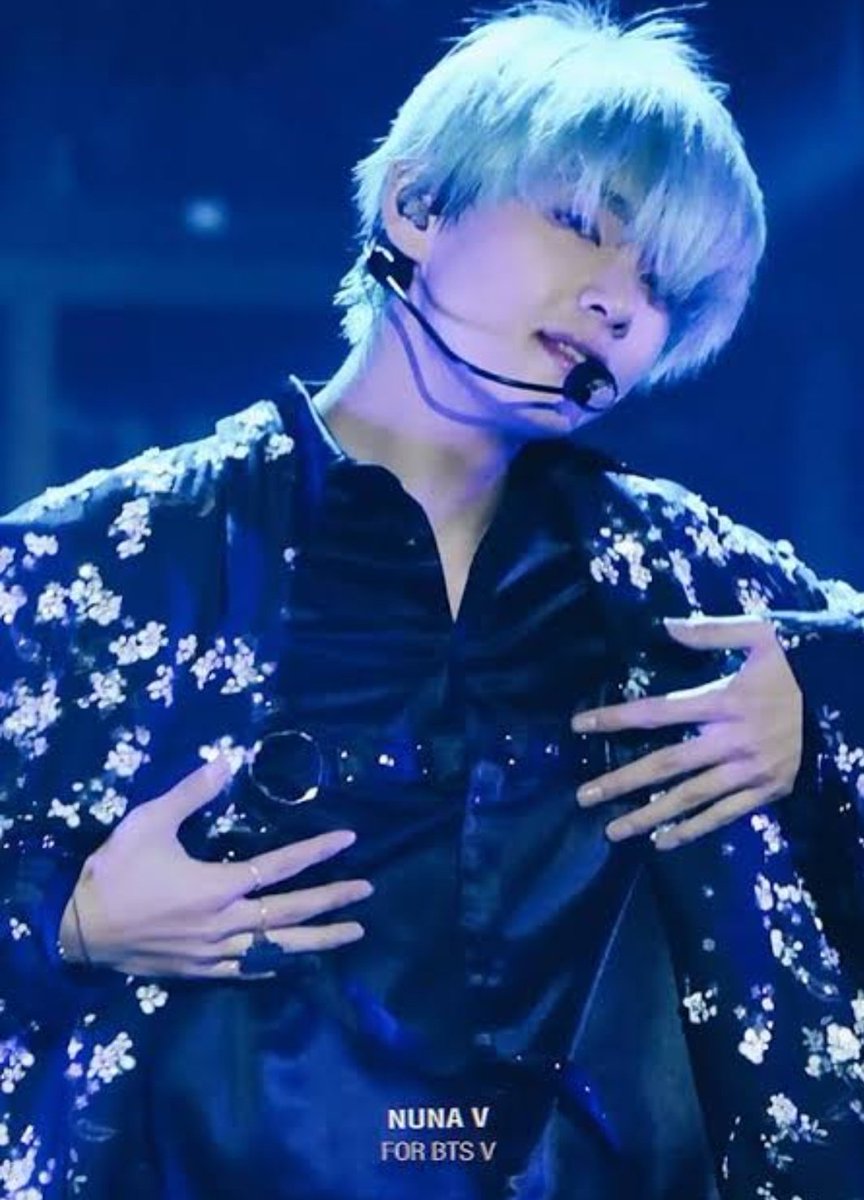 Taehyung in blue hairs — a dominating thread