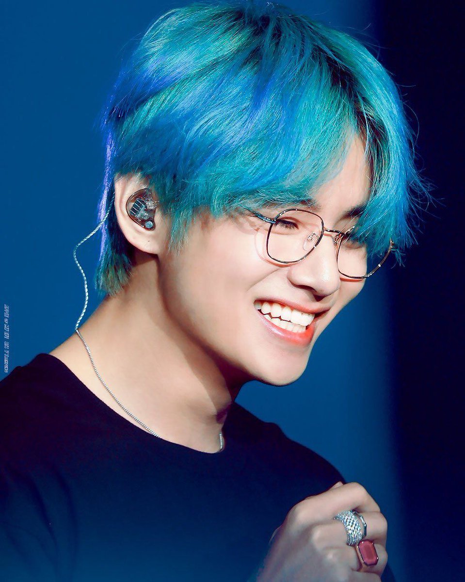Taehyung in blue hairs — a dominating thread