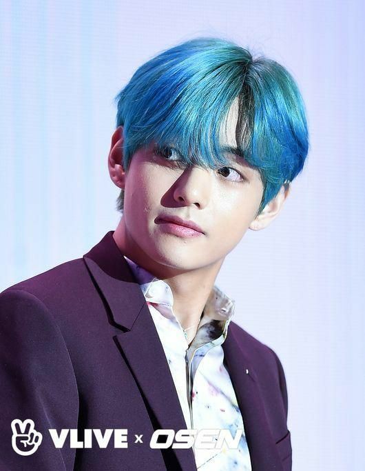 Taehyung in blue hairs — a dominating thread