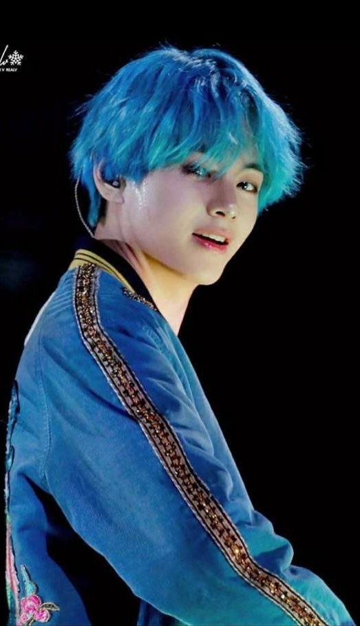 Taehyung in blue hairs — a dominating thread