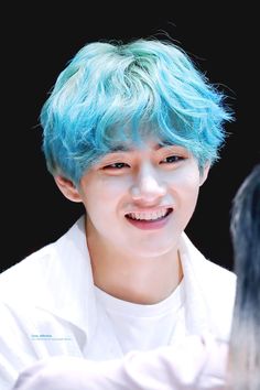 Taehyung in blue hairs — a dominating thread