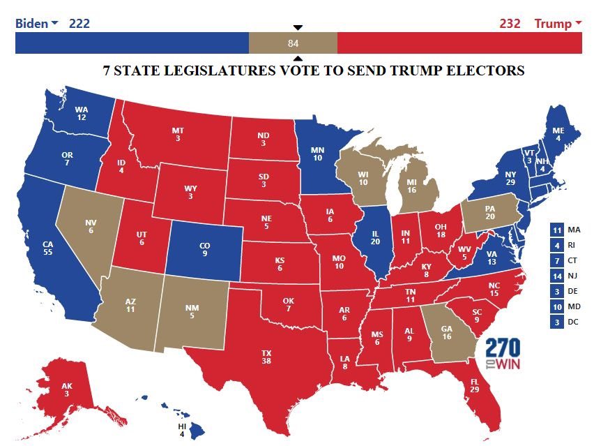 realGeneRichard's tweet photo. @riotwomennn @BernardKerik @JennaEllisEsq @realDonaldTrump @POTUS Are you sure you understand how the #Constitution works? #fiction can be fun, however, please do some research. This is a once in a lifetime event. 7 states have alternate electors. Last time this happened was 1960 with #JFK & #Nixon guess who won? #ContestedElections are rare https://t.co/GvJlSh3KZS