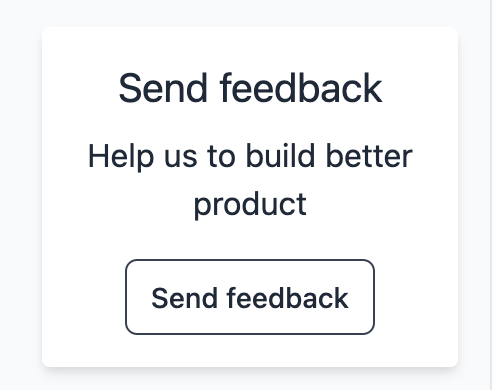 LearningStory1's tweet photo. We decided to switch from crisp chat to a simple feedback form. Now you can just send us a simple message by clicking on "Send feedback".

If you want to hear back from us, you can optionally fill in your email. https://t.co/9w6QLykX52