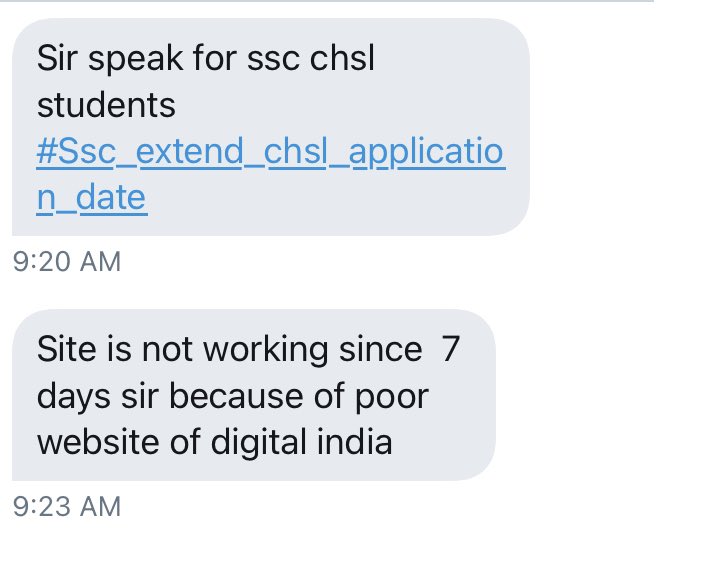 Pankajfauzdar05's tweet image. #Ssc_extend_chsl_application_date 
CHSL is one of the most appeared exams in India. The SSC must have a solid and hassle free server in order to dealing with the mass enrolls. Please mind the appeal. @DrJitendraSingh @PMOIndia @DoptSecretary @DoPTGoI