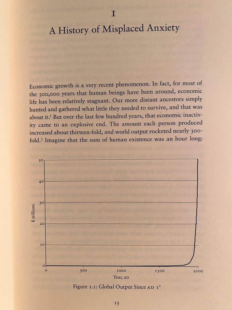 Tämä Susskindin kaavio talouskasvusta on erinomainen. Antaa perspektiiviä. 😄#aworldwithoutwork #työelämä #talouskasvu #kirjat #lukeminen